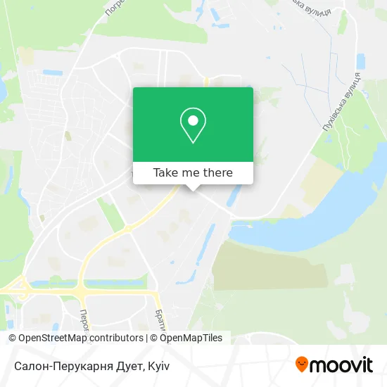 Карта Салон-Перукарня Дует