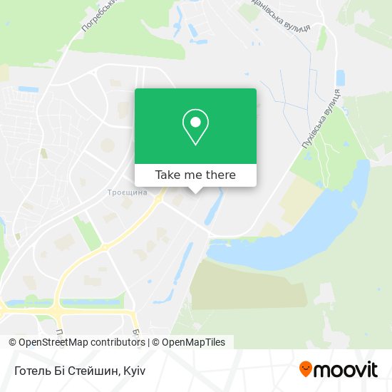 Карта Готель Бі Стейшин