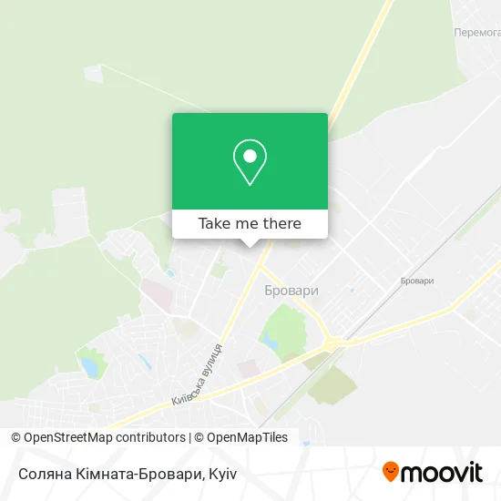 Соляна Кімната-Бровари map