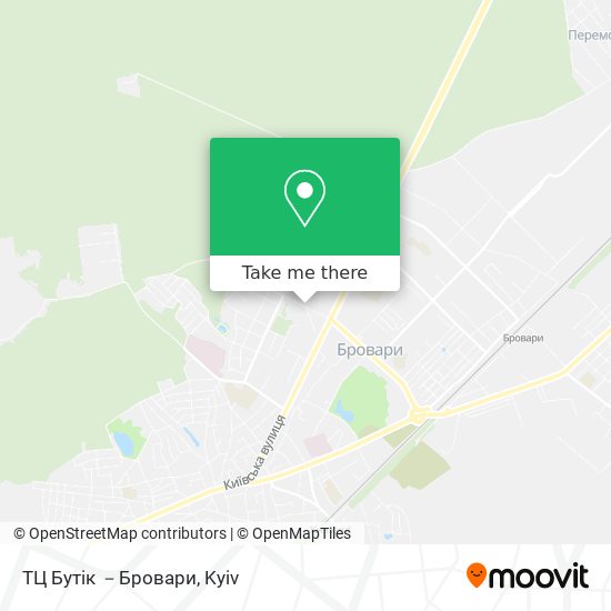 ТЦ Бутік －Бровари map