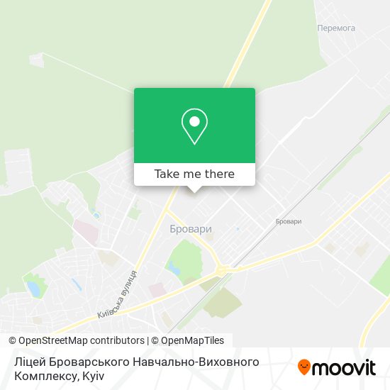Ліцей Броварського Навчально-Виховного Комплексу map