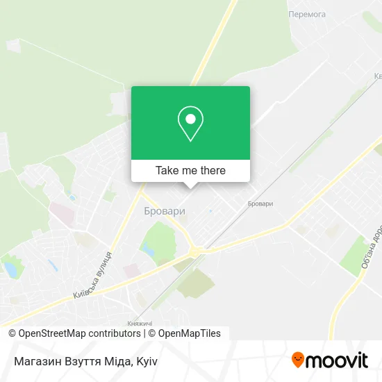 Карта Магазин Взуття Міда