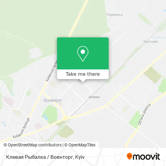 Клевая Рыбалка / Военторг map