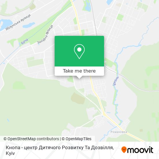 Кнопа - центр Дитячого Розвитку Та Дозвілля map