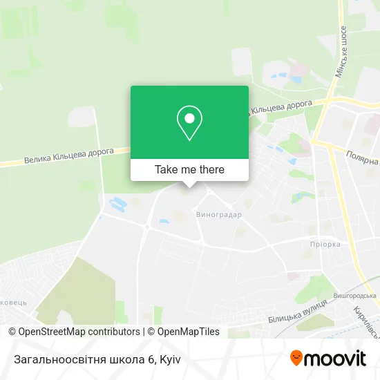 Карта Загальноосвітня школа 6