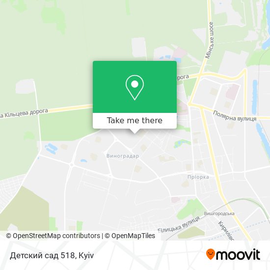 Детский сад 518 map