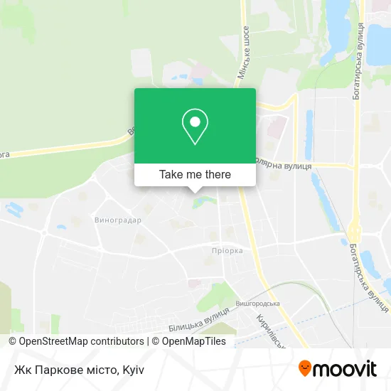 Карта Жк Паркове місто