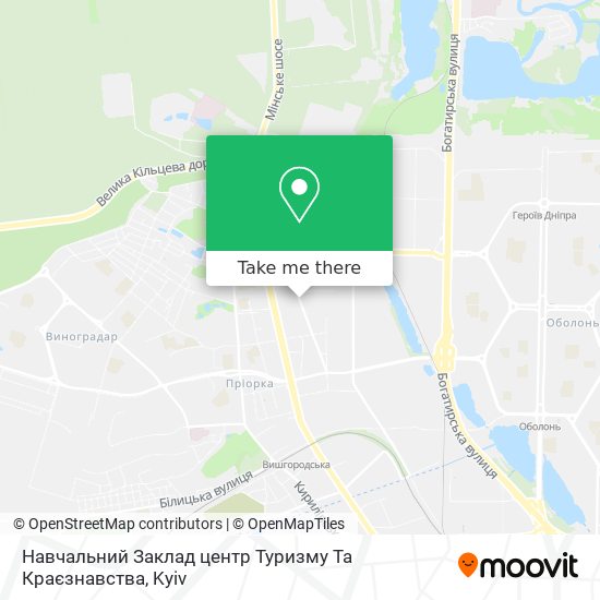 Навчальний Заклад центр Туризму Та Краєзнавства map