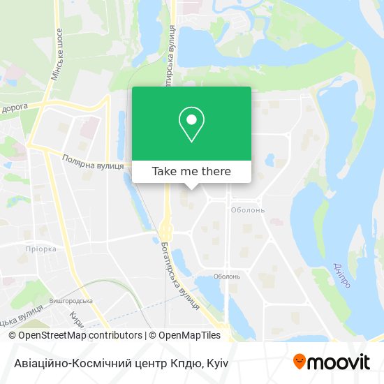 Авіаційно-Космічний центр Кпдю map