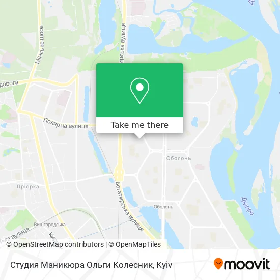 Карта Студия Маникюра Ольги Колесник