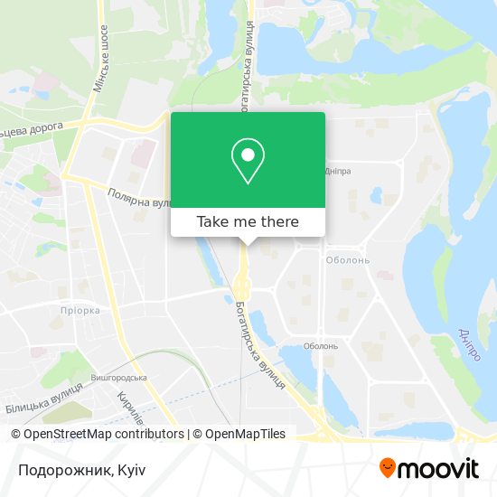Карта Подорожник