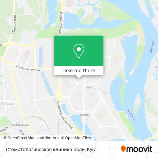 Карта Стоматологическая клиника Эсли