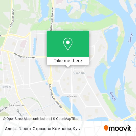 Альфа Гарант Страхова Компанія map