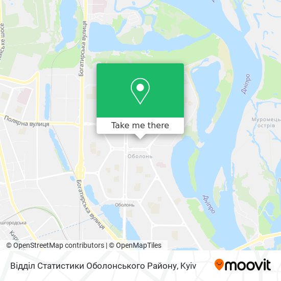 Відділ Статистики Оболонського Району map