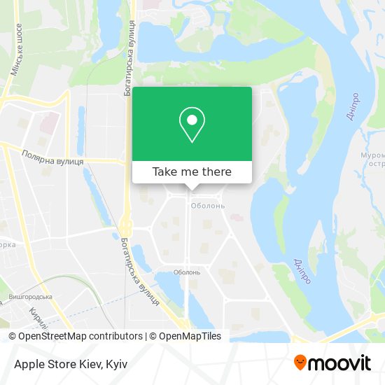 Apple Store Kiev map