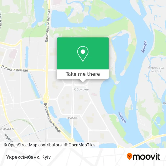 Укрексімбанк map