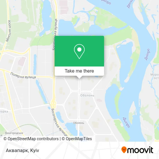 Карта Аквапарк