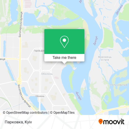 Карта Парковка
