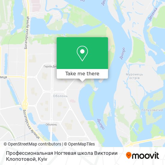 Профессиональная Ногтевая школа Виктории Клопотовой map