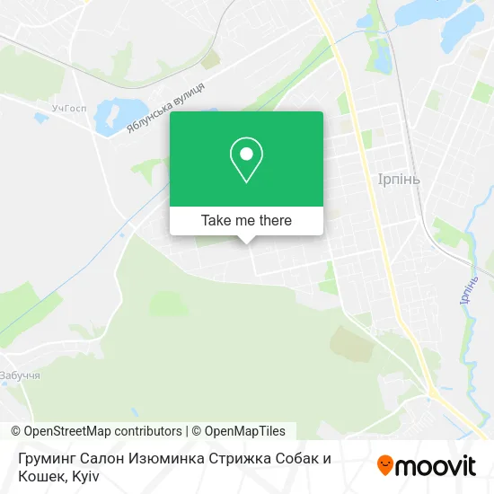 Карта Груминг Салон Изюминка Стрижка Собак и Кошек