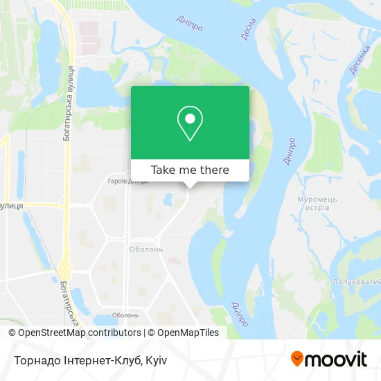 Торнадо Інтернет-Клуб map