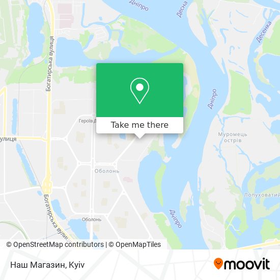 Наш Магазин map
