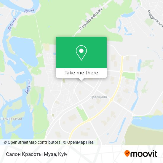 Салон Красоты Муза map