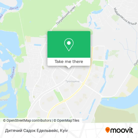 Карта Дитячий Садок Едельвейс