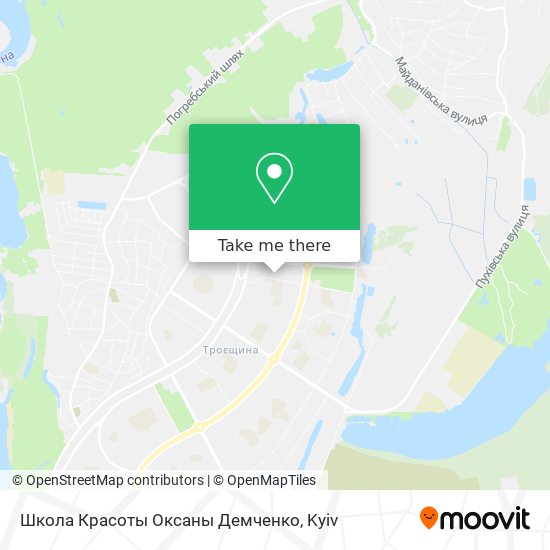Карта Школа Красоты Оксаны Демченко