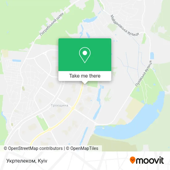 Карта Укртелеком