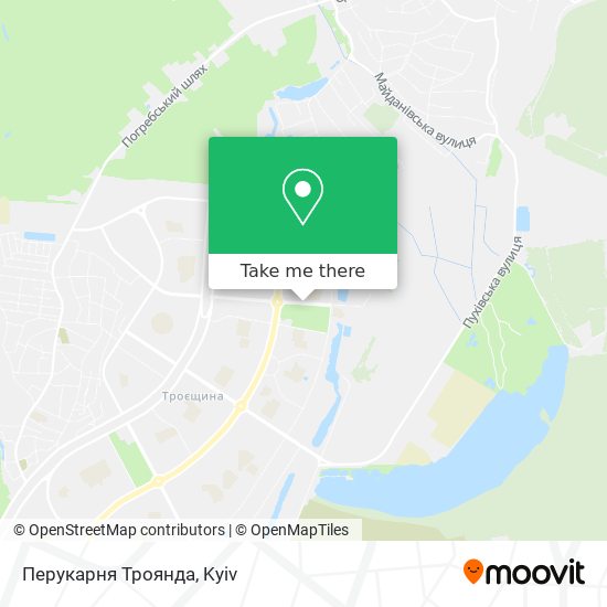 Карта Перукарня Троянда