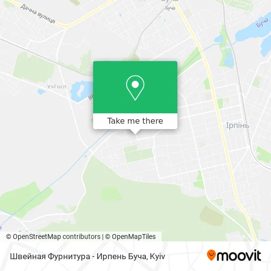 Швейная Фурнитура - Ирпень Буча map
