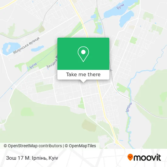 Зош 17 М. Ірпінь map