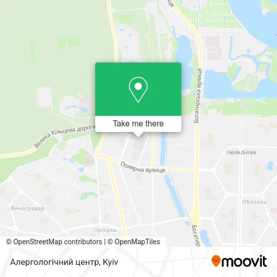Карта Алергологічний центр