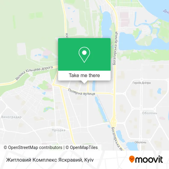 Карта Житловий Комплекс Яскравий