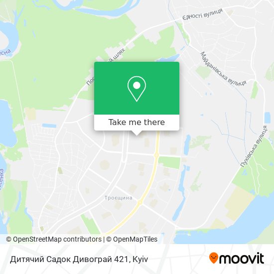 Дитячий Садок Дивограй 421 map