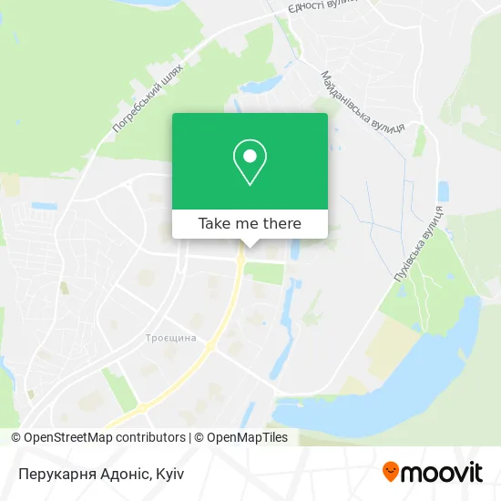 Карта Перукарня Адоніс