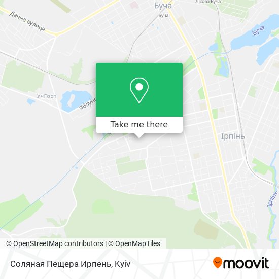 Соляная Пещера Ирпень map