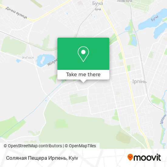 Соляная Пещера Ирпень map