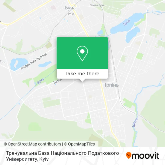Карта Тренувальна База Національного Податкового Університету