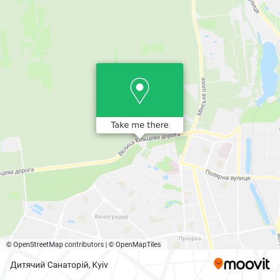 Дитячий Санаторій map