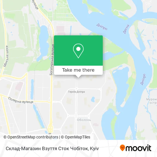 Cклад-Магазин Взуття Сток Чобіток map