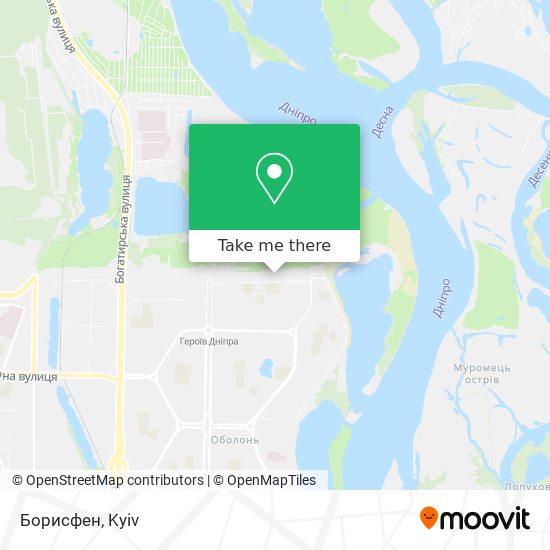 Карта Борисфен