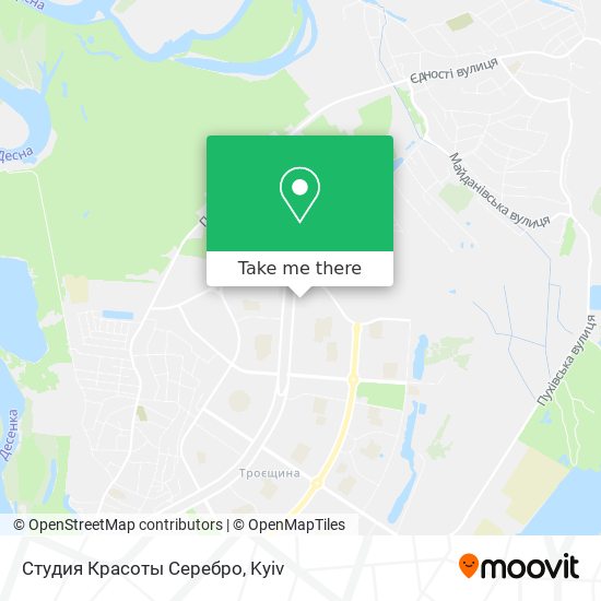 Карта Студия Красоты Серебро