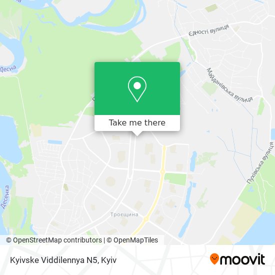 Kyivske Viddilennya N5 map