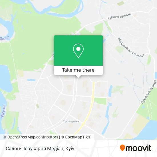 Салон-Перукарня Медіан map