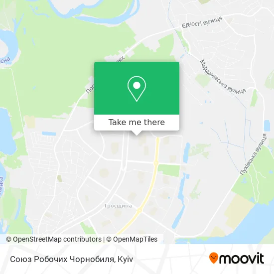 Союз Робочих Чорнобиля map