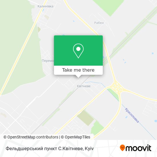 Фельдшерський пункт С.Квітневе map