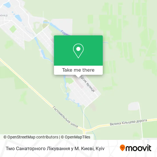 Тмо Санаторного Лікування у М. Києві map