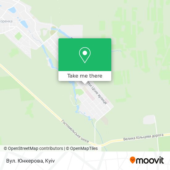 Вул. Юнкерова map